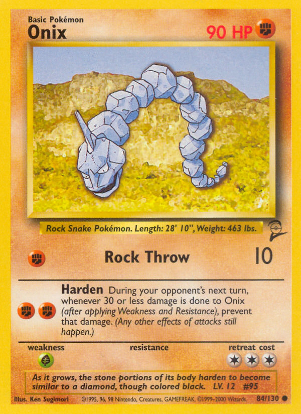 Onix (084/130) Reverse Holo card image