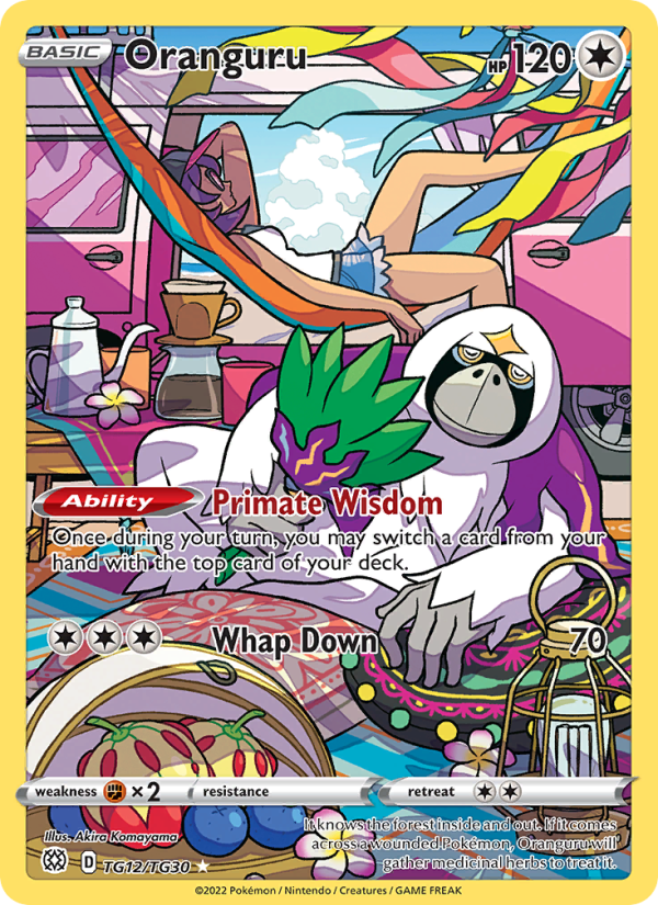 Oranguru (TG12/172) Holographic card image