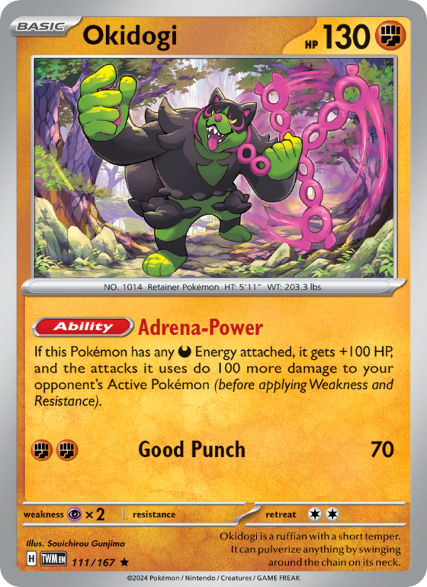 Okidogi (111/167) Reverse Holo card image