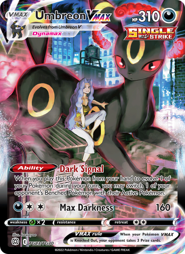 Umbreon VMAX (TG23/172) Holographic card image