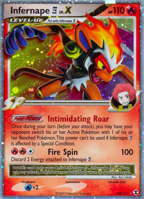 Infernape 4 (108/111) Reverse Holo card image