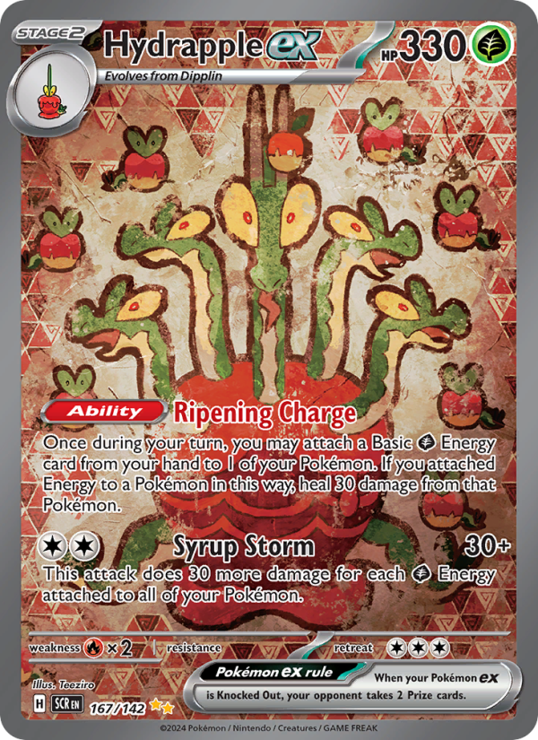 Hydrapple ex (167/142) Holographic card image