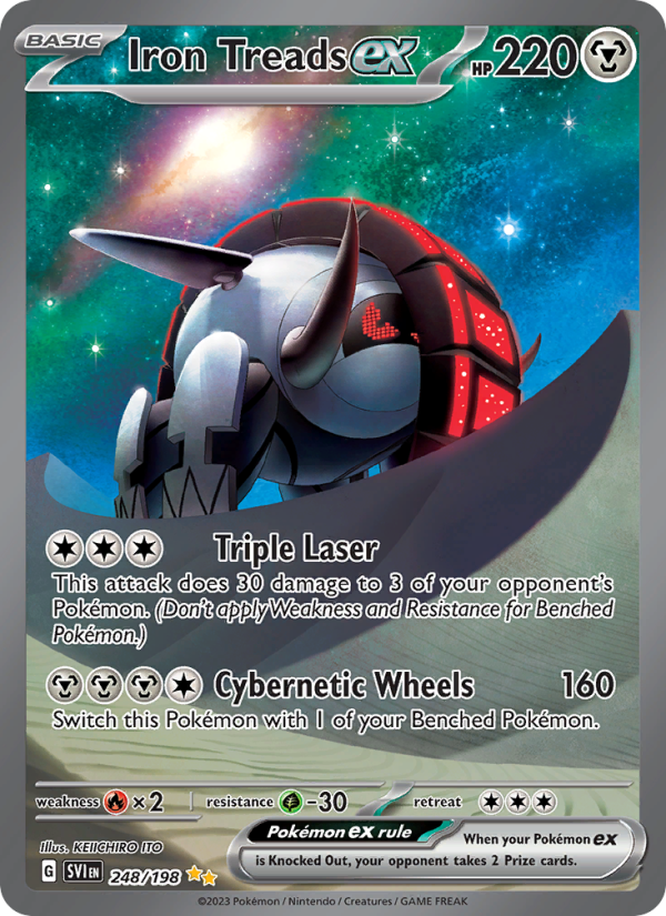 Iron Treads ex (248/198) Holographic card image
