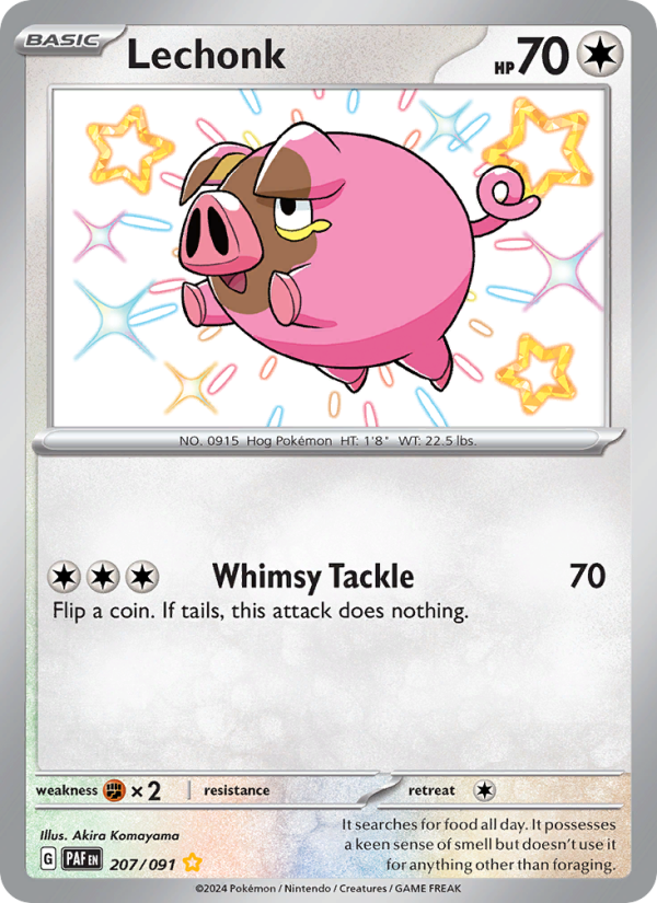 Lechonk (207/91) Holographic card image