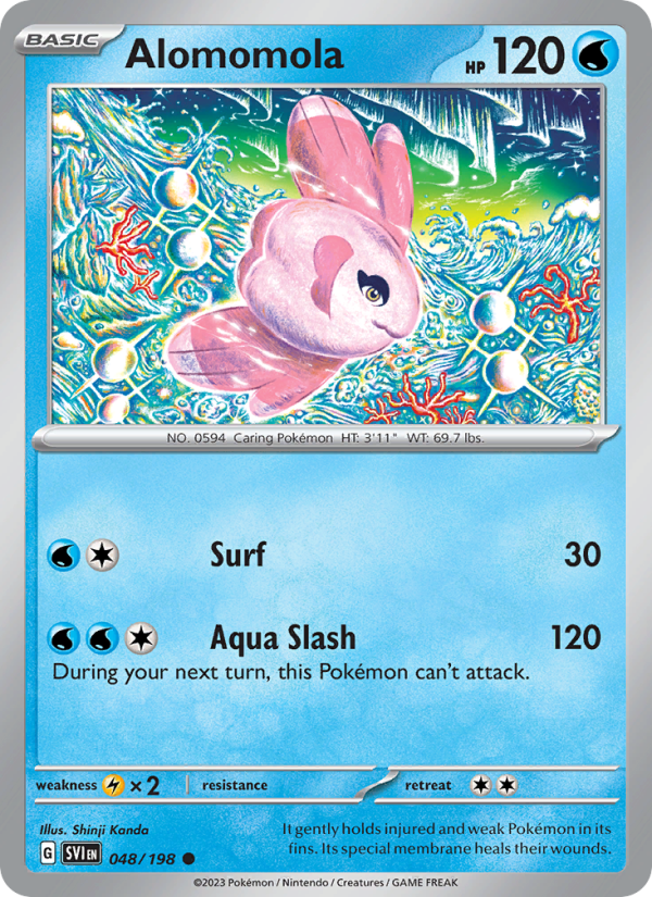 Alomomola (048/198) Reverse Holo card image