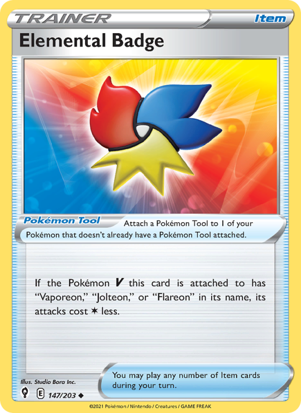 Elemental Badge (147/203) Reverse Holo card image