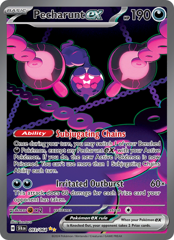 Pecharunt ex (093/64) Holographic card image