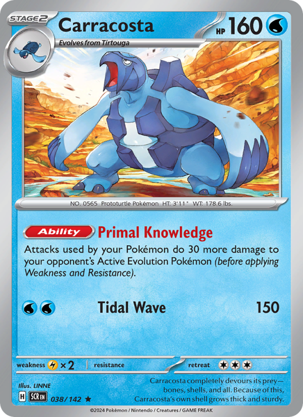 Carracosta (038/142) Reverse Holo card image