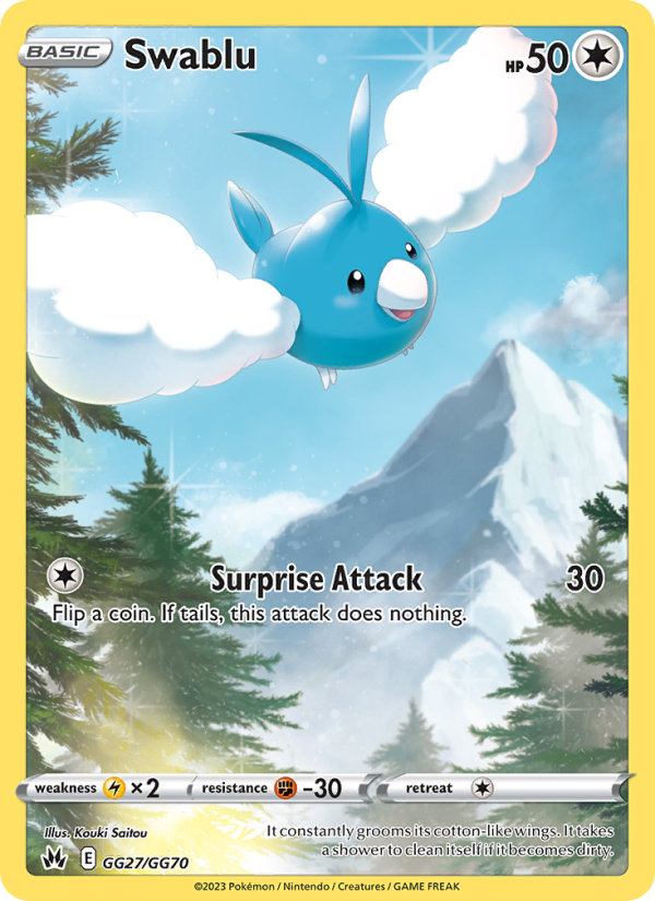 Swablu (GG27/159) Holographic card image