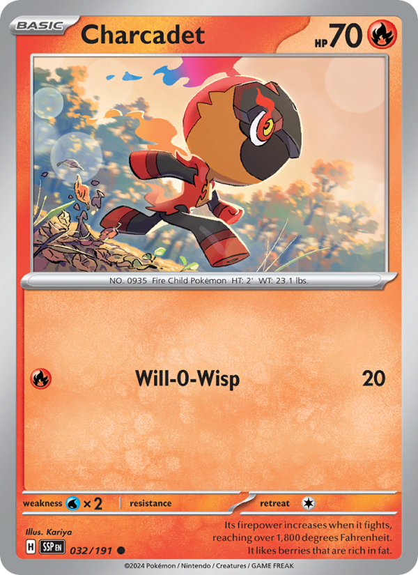 Charcadet (032/191) Reverse Holo card image