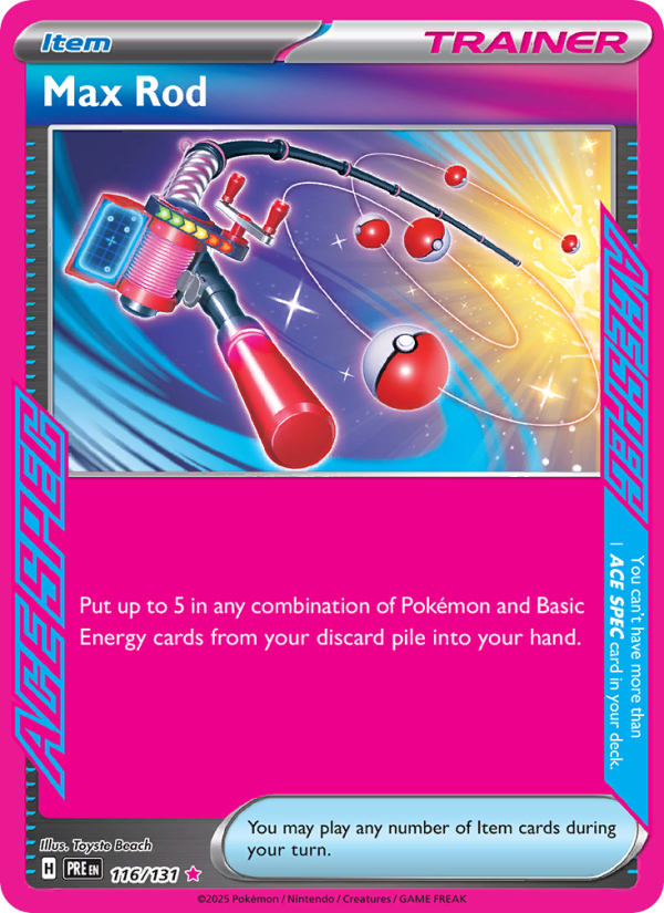 Max Rod (116/131) Reverse Holo card image