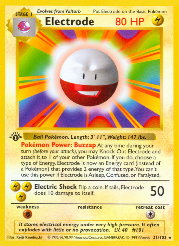 Electrode (021/102) Reverse Holo card image