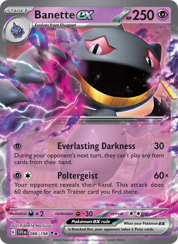Banette ex (088/198) Holographic card image