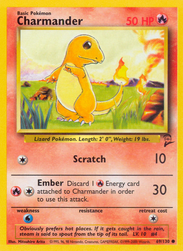 Charmander (069/130) Reverse Holo card image