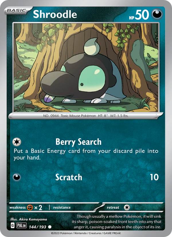 Shroodle (144/193) Reverse Holo card image