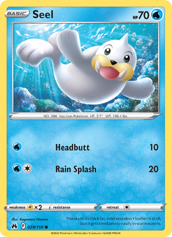 Seel (029/159) Reverse Holo card image