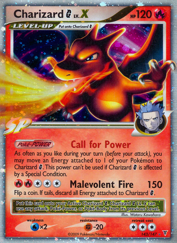 Charizard G (143/147) Reverse Holo card image