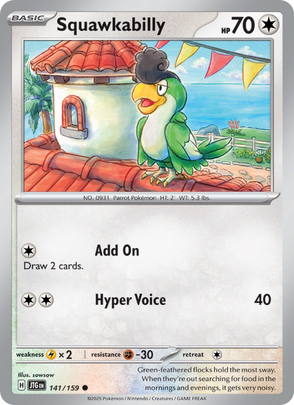 Squawkabilly (141/159) Reverse Holo card image