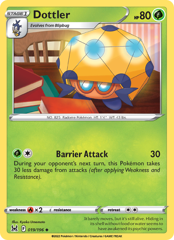 Dottler (019/196) Reverse Holo card image