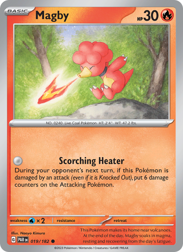 Magby (019/182) Reverse Holo card image
