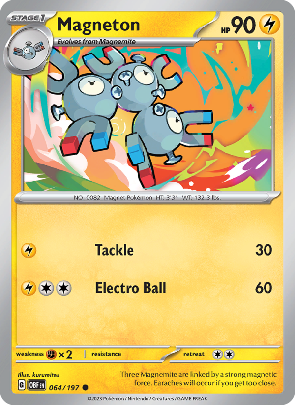 Magneton (064/197) Reverse Holo card image