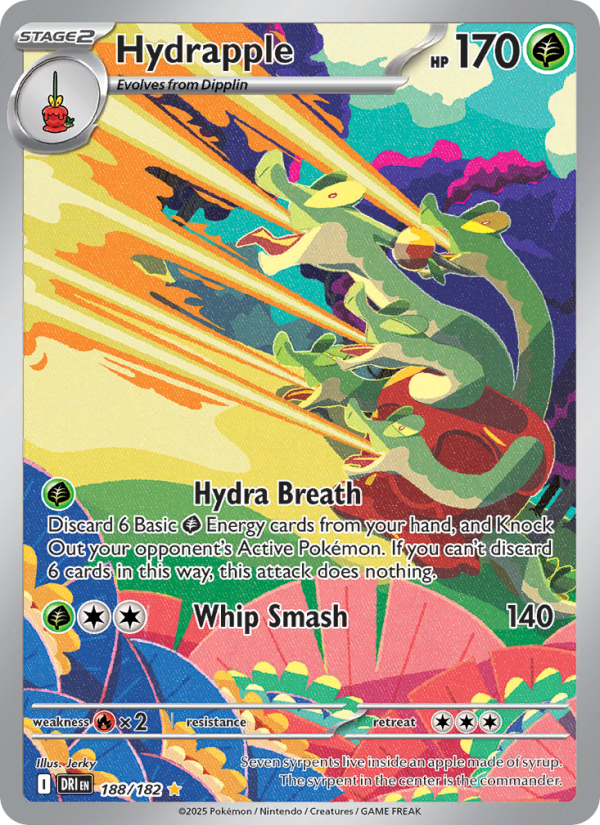 Hydrapple (188/182) Reverse Holo card image