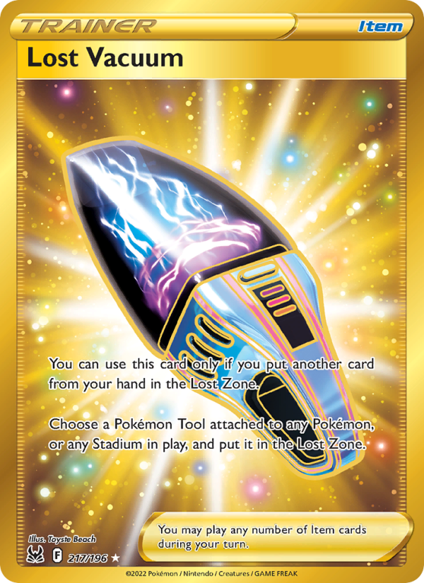 Lost Vacuum (217/196) Holographic card image