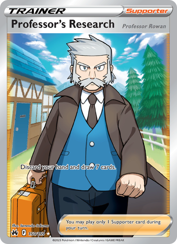 Professor's Research (150/159) Holographic card image