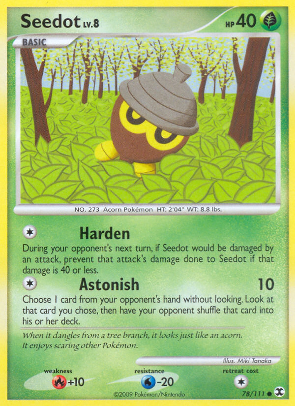 Seedot (078/111) Reverse Holo card image