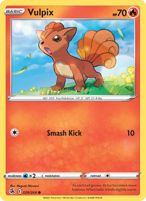 Vulpix (029/264) Reverse Holo card image