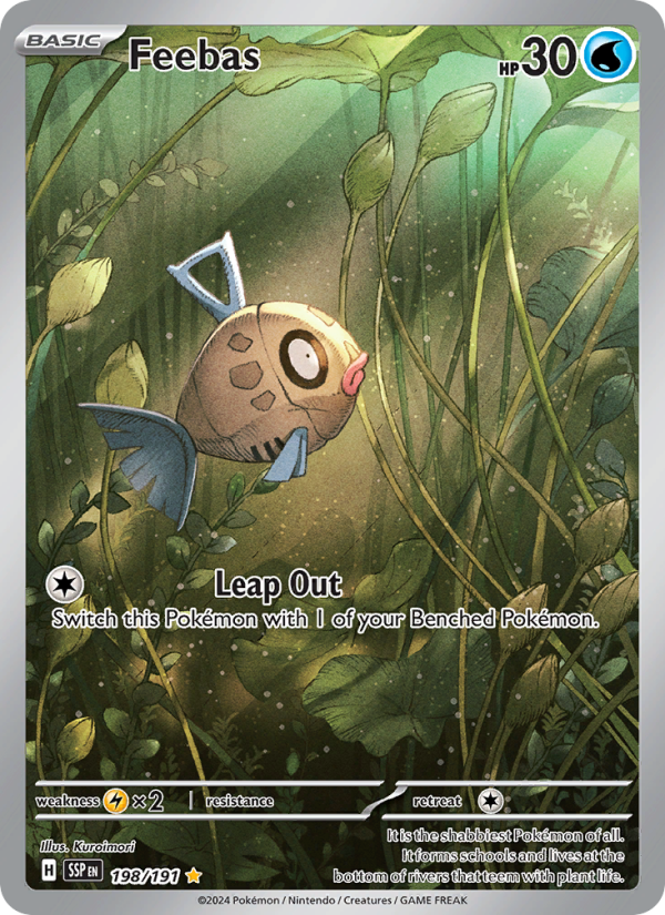 Feebas (198/191) Holographic card image