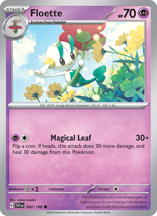 Floette (092/198) Reverse Holo card image