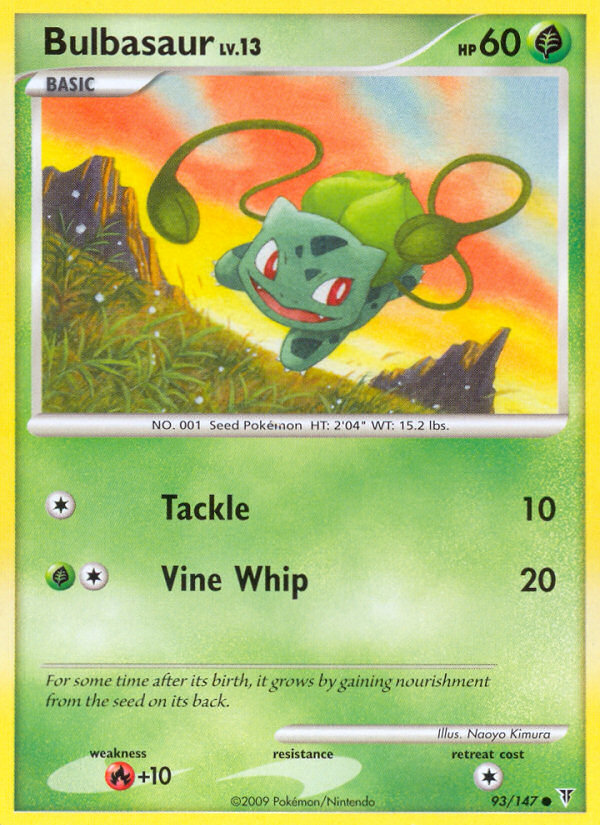 Bulbasaur (093/147) Reverse Holo card image