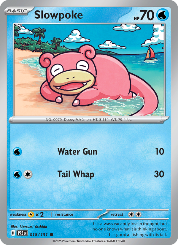 Slowpoke (018/131) Reverse Holo card image