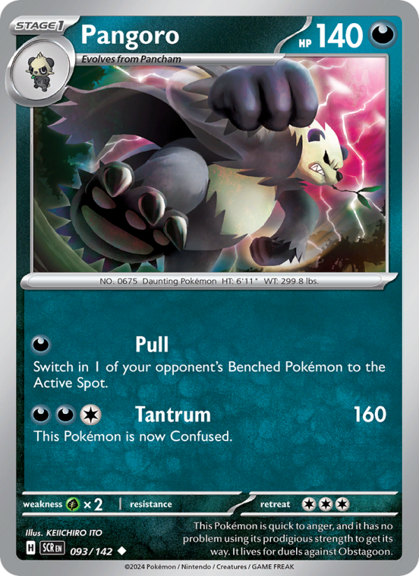 Pangoro (093/142) Reverse Holo card image
