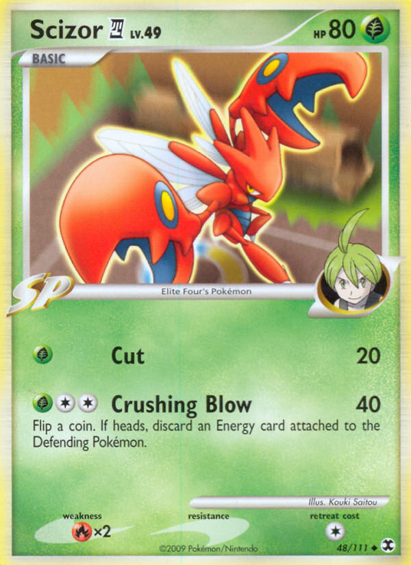 Scizor 4 (048/111) Reverse Holo card image