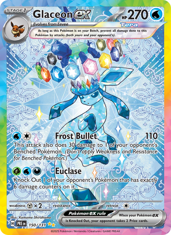 Glaceon ex (150/131) Reverse Holo card image