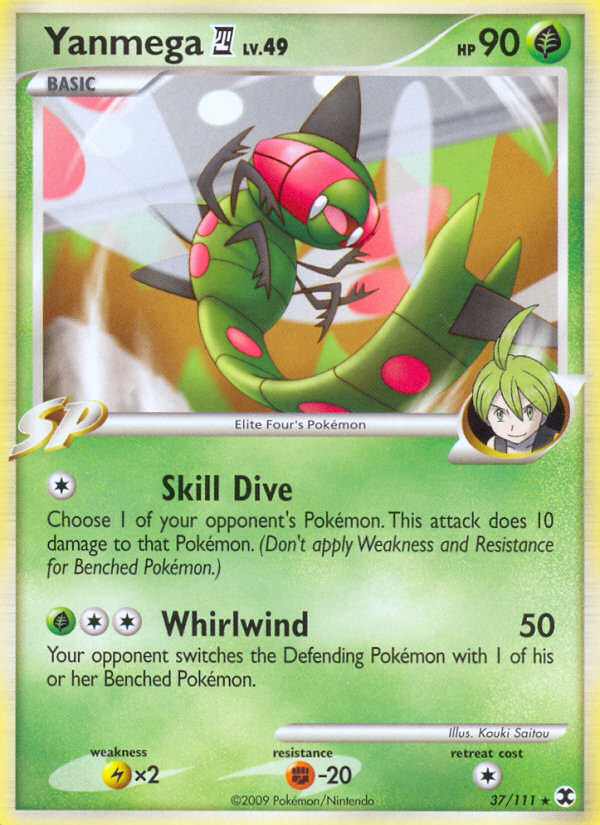 Yanmega 4 (037/111) Reverse Holo card image