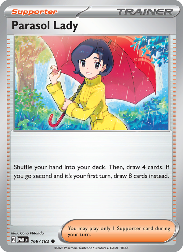 Parasol Lady (169/182) Reverse Holo card image