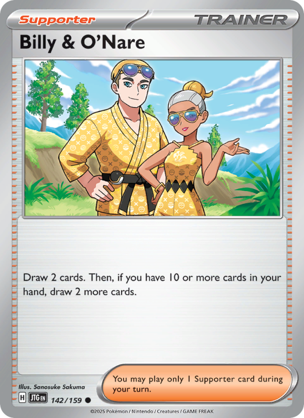 Billy & O'Nare (142/159) Reverse Holo card image