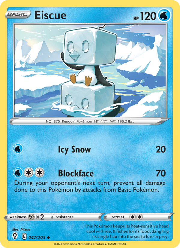 Eiscue (047/203) Reverse Holo card image