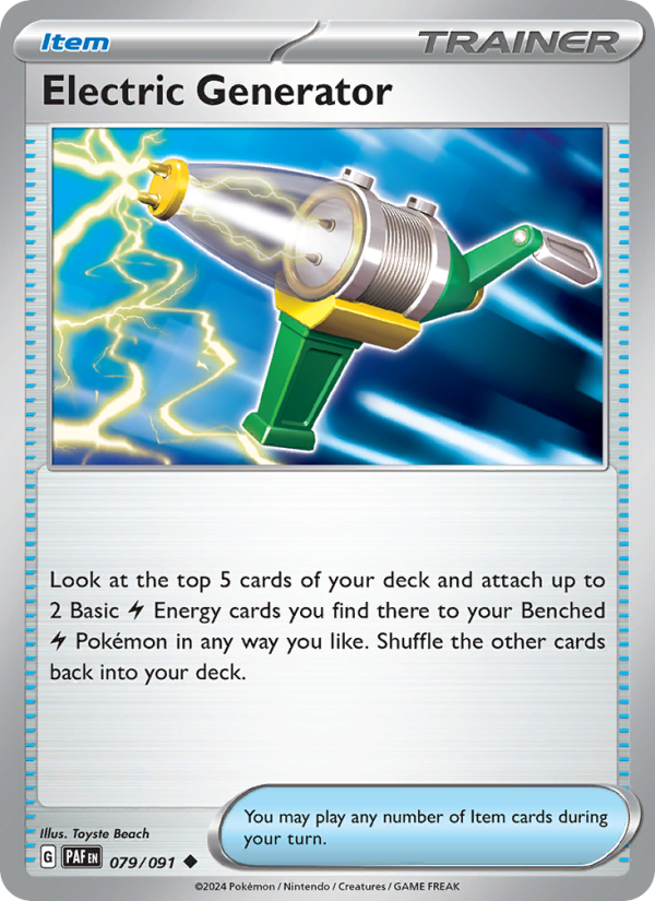 Electric Generator (079/91) Reverse Holo card image
