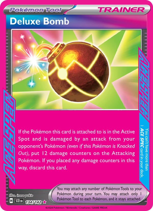 Deluxe Bomb (134/142) Holographic card image