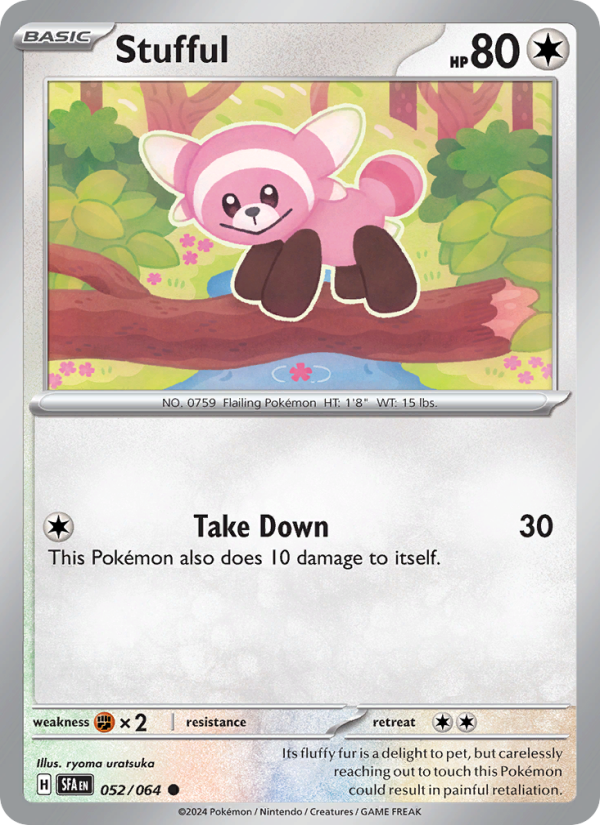 Stufful (052/64) Reverse Holo card image