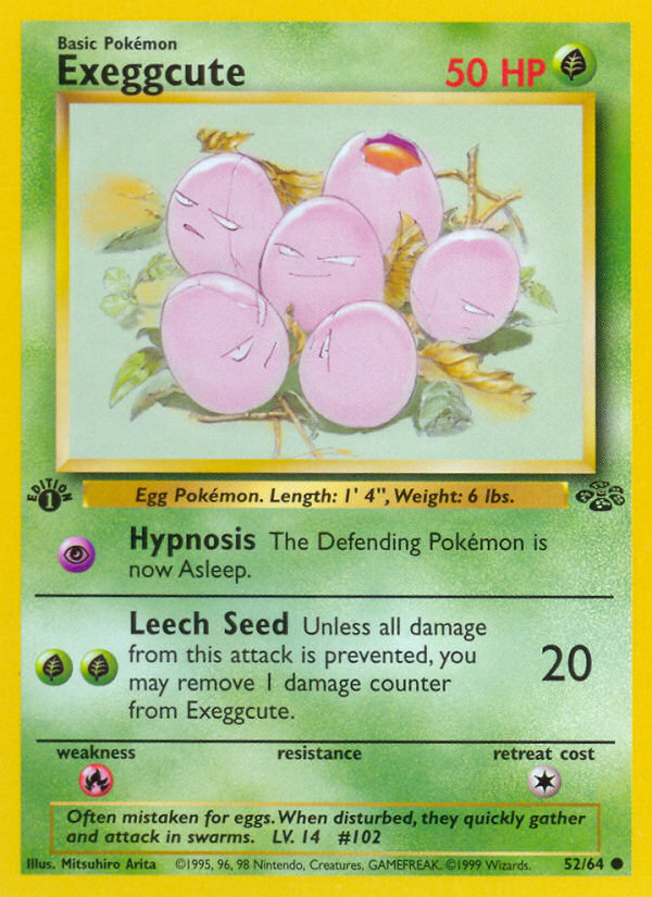 Exeggcute (052/64) Reverse Holo card image