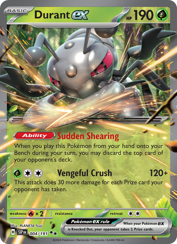 Durant ex (004/191) Holographic card image
