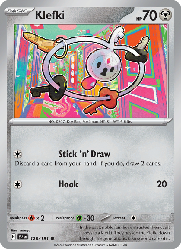 Klefki (128/191) Reverse Holo card image