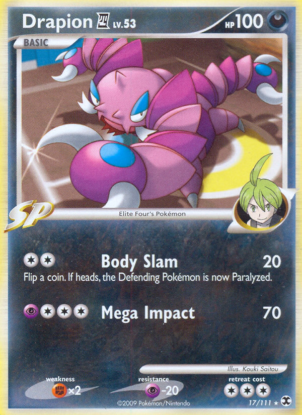 Drapion 4 (017/111) Reverse Holo card image