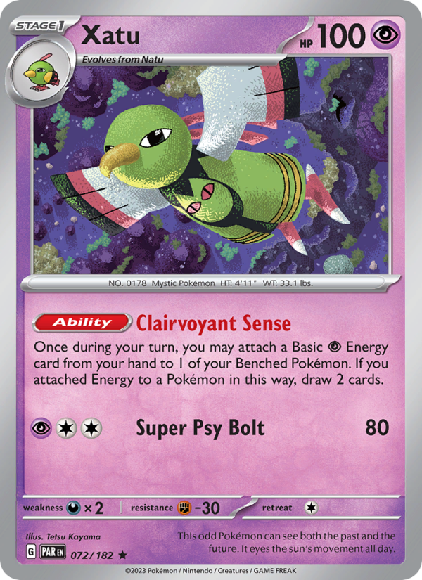 Xatu (072/182) Holographic card image