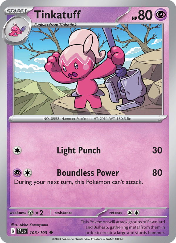 Tinkatuff (103/193) Reverse Holo card image